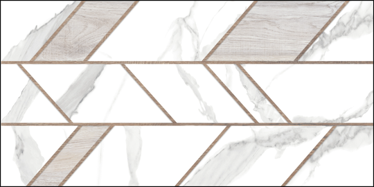 Настенная плитка AltaCera Vertus Box Calacatta 24,9x50 см WT9BOX15