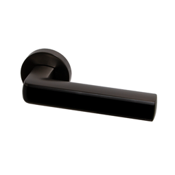 Дверная ручка Armadillo Urban R.URB52.CUBE BPVD/Black-77 вороненый никель/черный