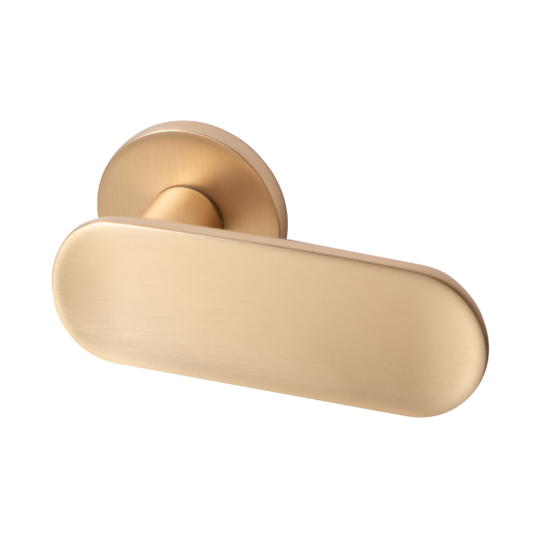 Дверная ручка на тонкой розетке Armadillo Urban Slim R.URS52.SOHO FSG-39 флорентийское золото