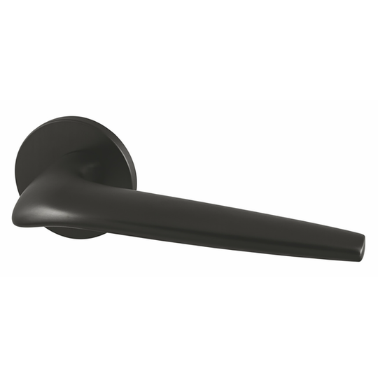 Дверная ручка на тонкой розетке Armadillo Urban Slim R.URS52.TWIN BL-26 черная