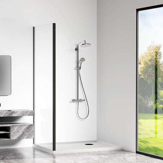 Боковая панель Bas Cube SP-80-C-B 80x190 черный профиль