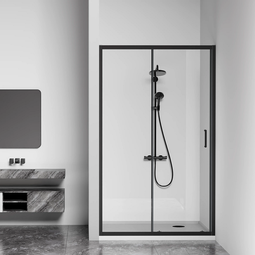 Душевая дверь Bas Cube WTW-130-C-B 130x190 черный профиль