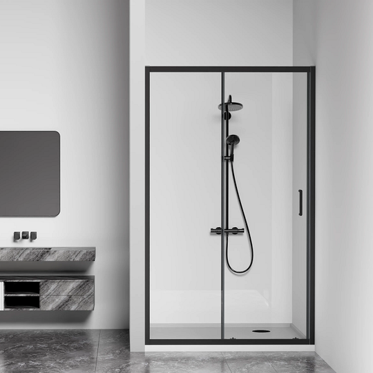Душевая дверь Bas Cube WTW-130-C-B 130x190 черный профиль
