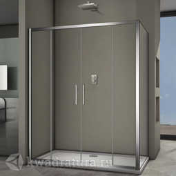 Душевой уголок Veconi RV-062 140x90х190 прозрачное стекло