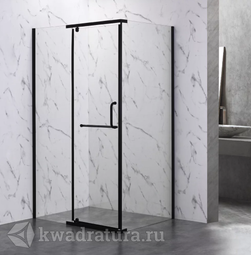 Душевой уголок Veconi RV-19B 120x80х200 черный профиль