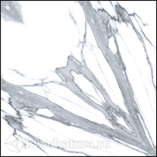 Керамогранит Sotgres Bookmatch Scatter White 60х60 см