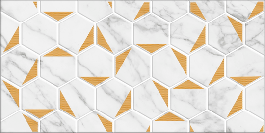 Декор Березакерамика Marble Gold белый 30х60 см