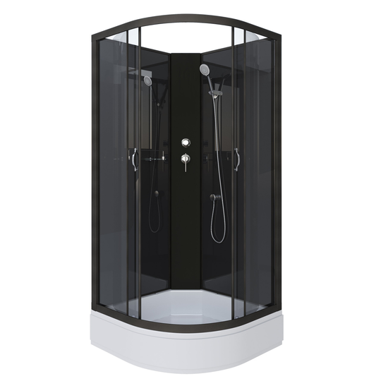 Душевая кабина Niagara Classic NG-6501-14BK 90x90x200 черная без крыши