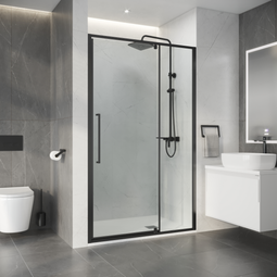 Душевая дверь Niagara Nova NG-35-11AGR 110x195 графит стекло прозрачное