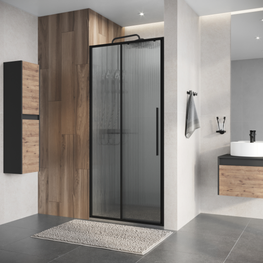 Душевая дверь Niagara Nova NG-84-L9FHB 90x195 стекло рифленое