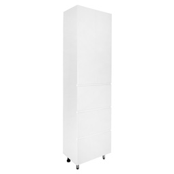 Пенал для ванной Azario Эстима 52/3 белый напольный