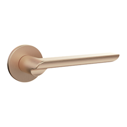 Дверная ручка на тонкой розетке Punto R.ARC.R52.STEP SSG-39 сатинированное золото