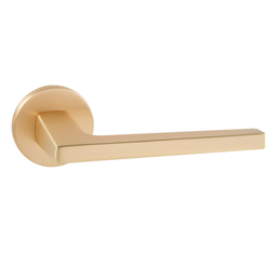 Дверная ручка на тонкой розетке Punto R.EST.R52.SELECT SSG-39 сатинированное золото