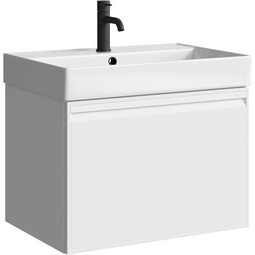 Тумба с раковиной Aqwella Pure 66 белый