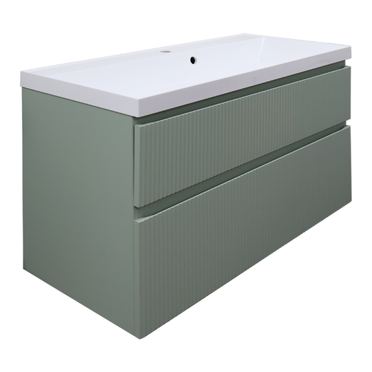 Тумба с раковиной Azario Viola 100/2 фисташковый