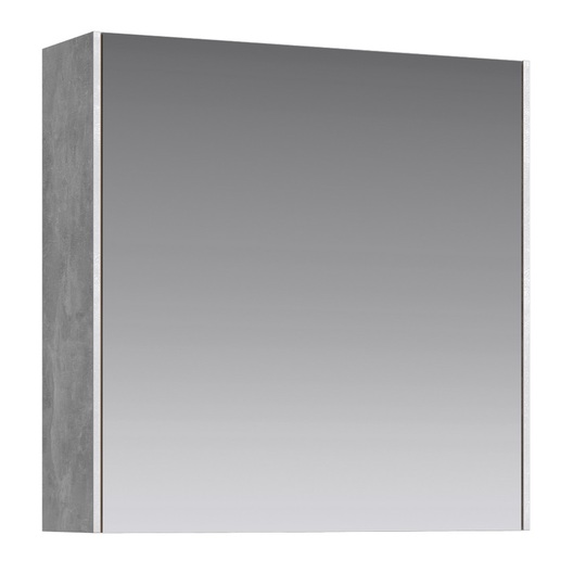 Зеркало-шкаф Aqwella Mobi 60 бетон светлый
